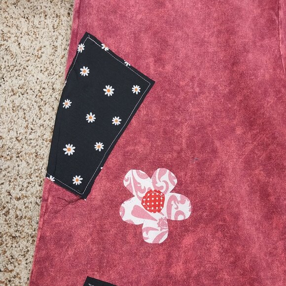 3538 Size 1X Zenana Mineral Washed Upcycled Pull On Pants with Raw Hem. NWT - Picture 3 of 6